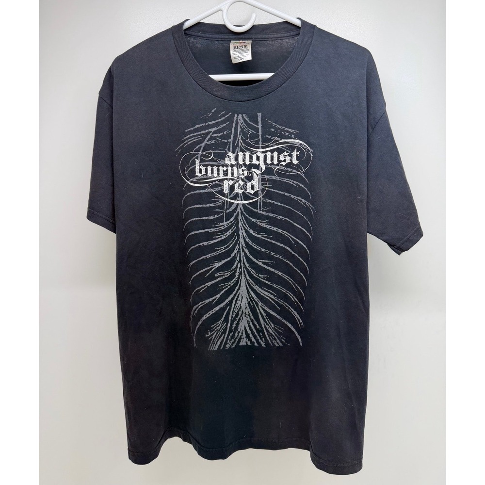 August Burns Red Shirt Mens Large Black Fruit Of The Loom Best Metal Band Tee